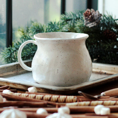 January | Hot Chocolate Mug | 1.5 Hr Instructor Guided Workshop {member pricing} 1 person for $25, 2 for $35, 3 for $45, 4 for $55